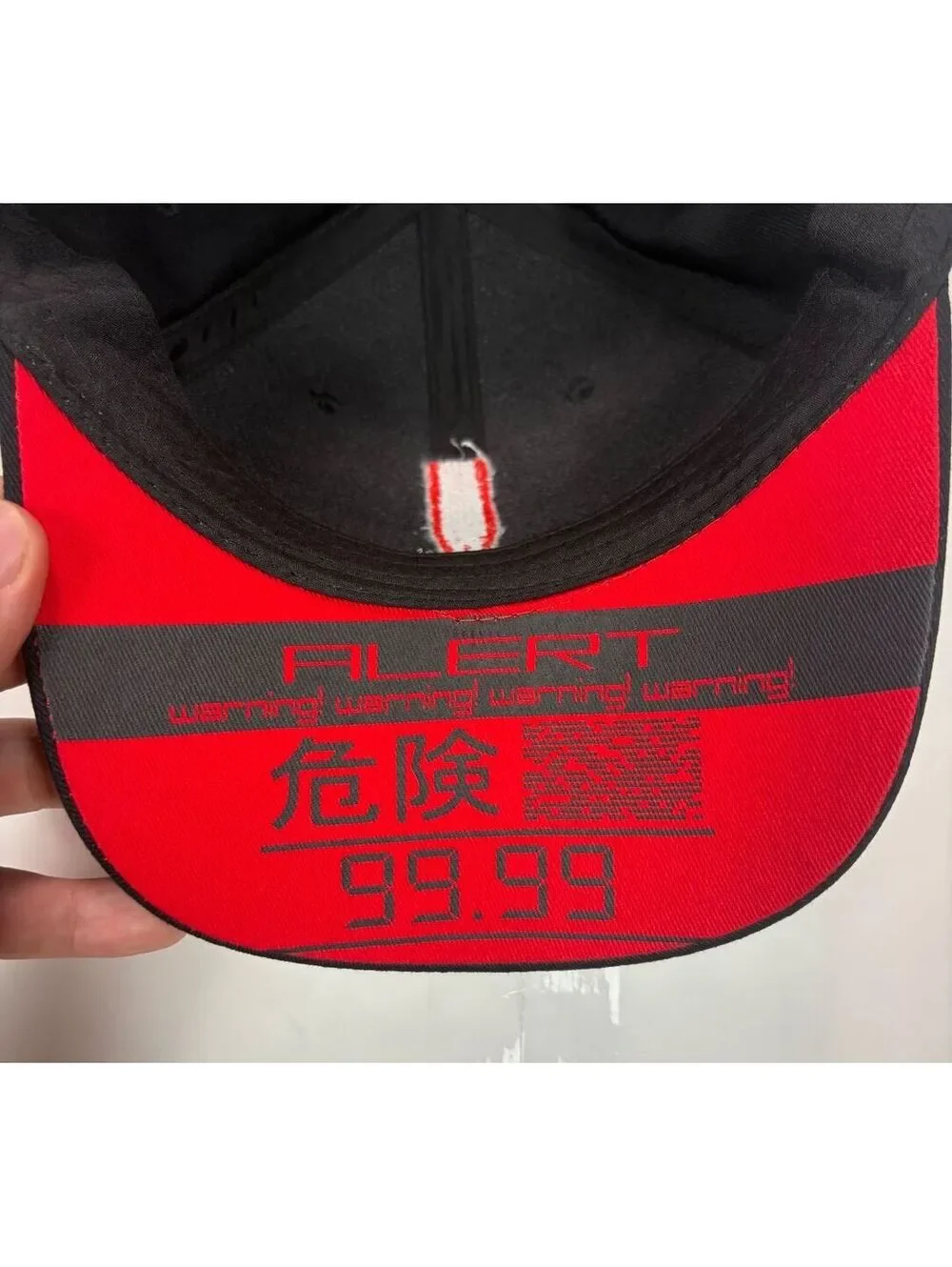 Gaming Streetwear Metal Gear Solid Loot Crate Alert 99.99 Snapback Hat Black Red